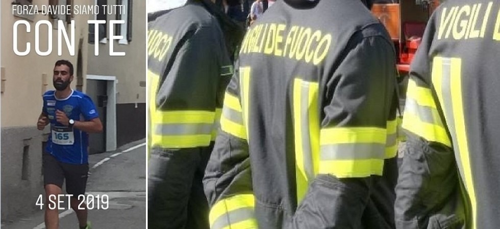 Forza Davide non mollare'', i messaggi di amici e colleghi per il giovane vigile del fuoco di Arco investito da una moto